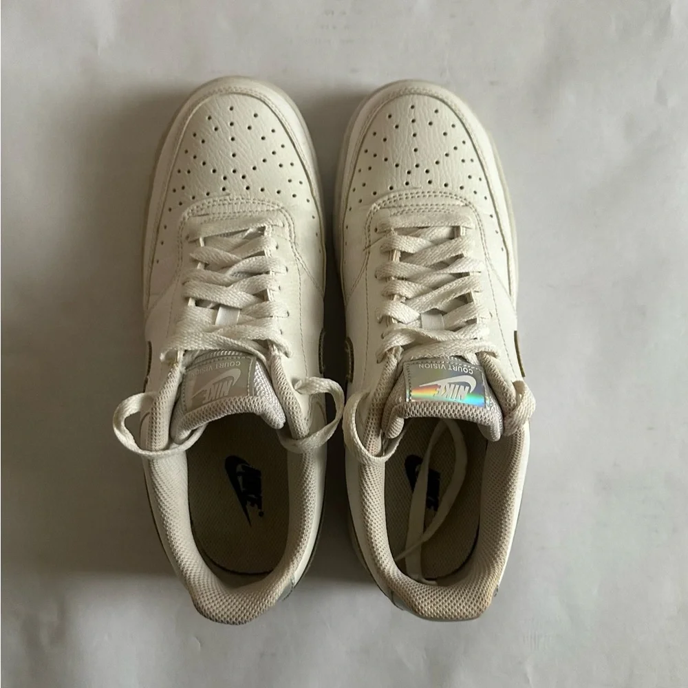 Nike Women’s Court Vision White Sneakers